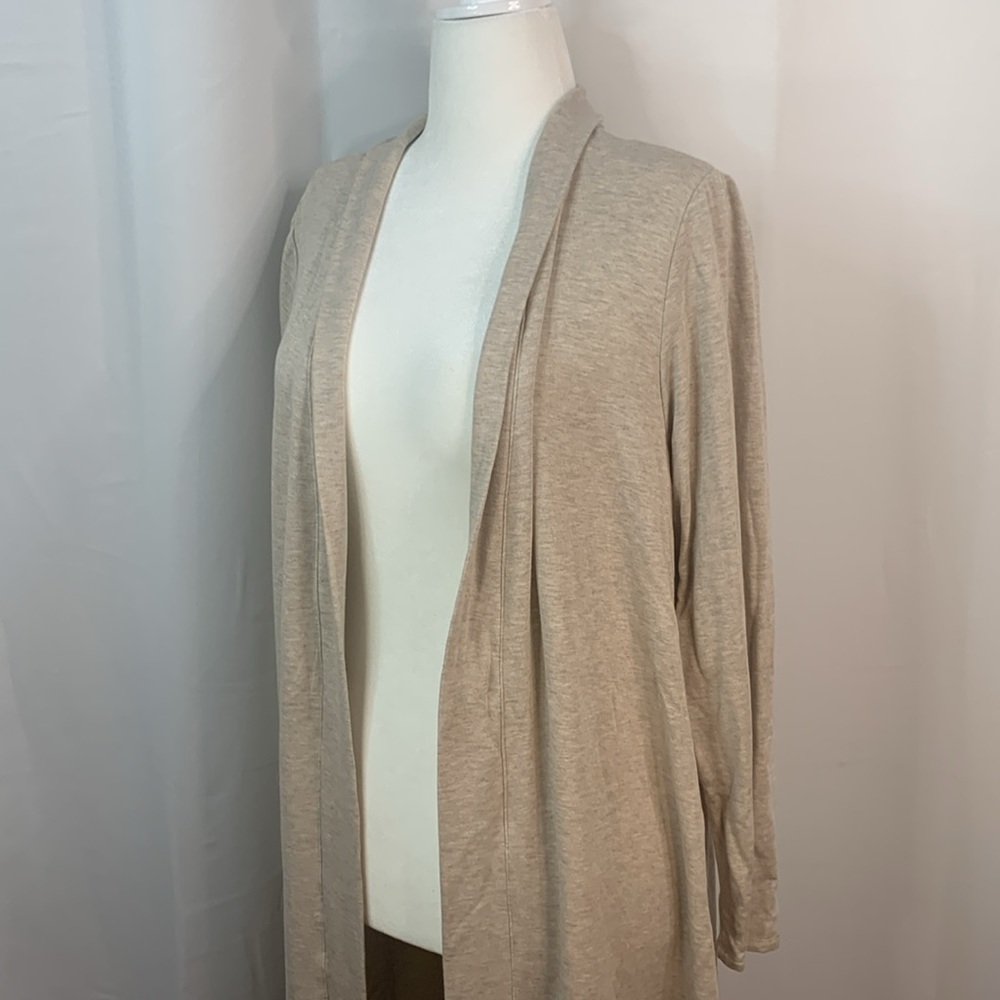Magaschoni Heathered Oatmeal Modal Duster- NWT - Picture 6 of 17